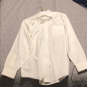white/cream Stafford button down